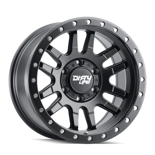 Dirty Life Canyon Pro 17x9 Matte Black