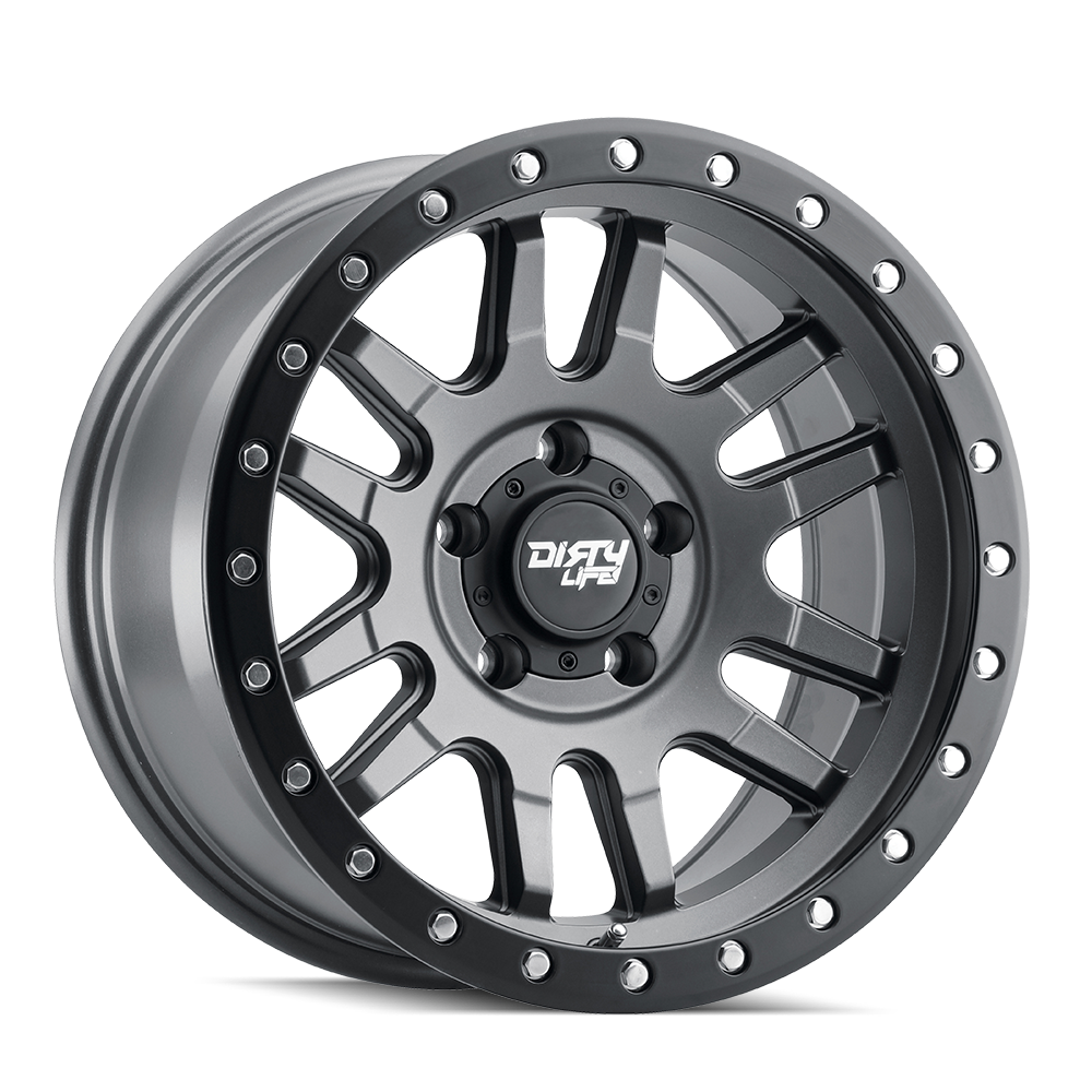 Dirty Life Canyon Pro 17x9 Satin Graphite