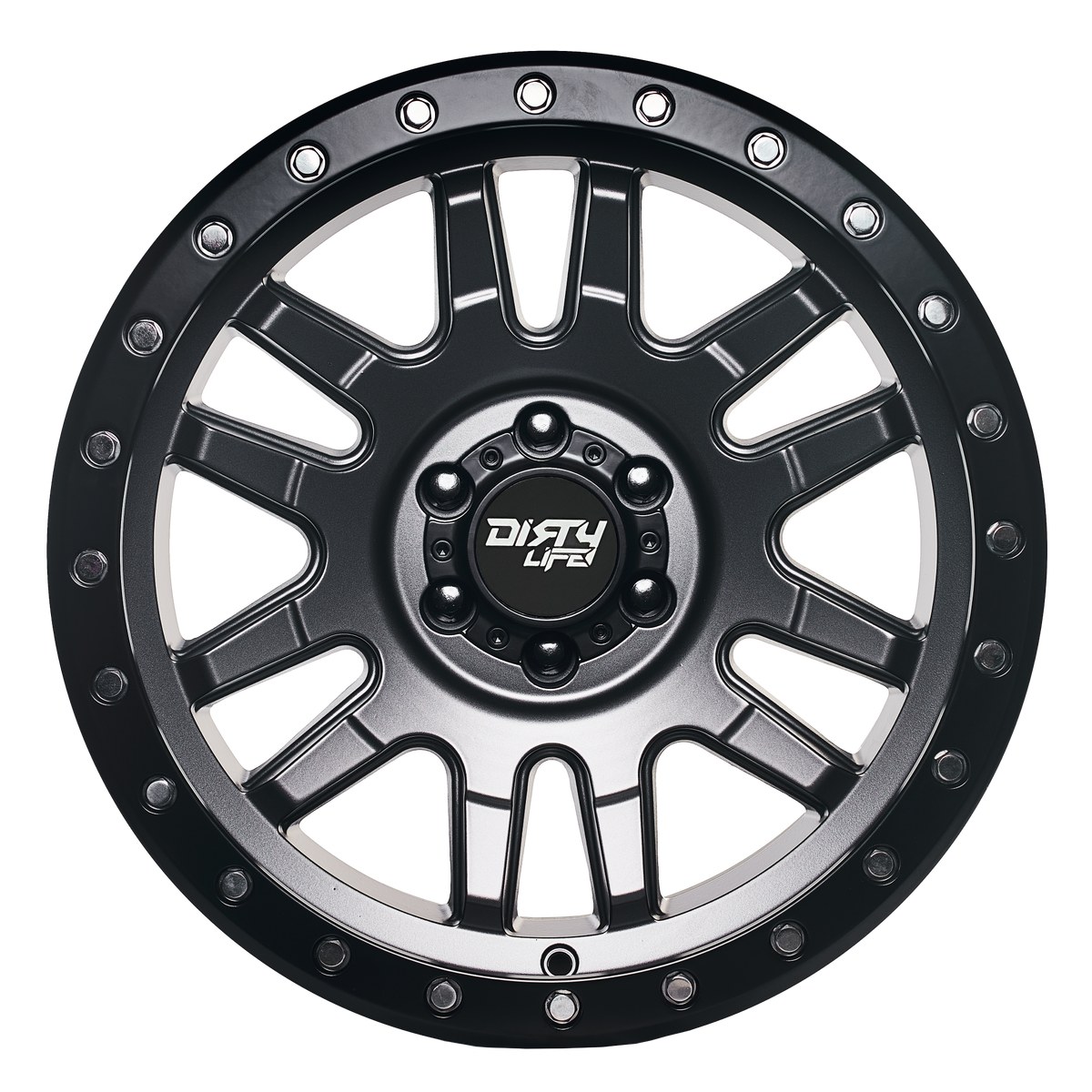Dirty Life Canyon Pro 17x9 Satin Graphite